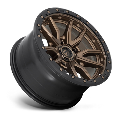 FUEL OFFROAD 'REBEL' D681 18" rims 6/139.7 9J +20 Bronze with Black Lip (for HILUX / RANGER / LC set of 4)