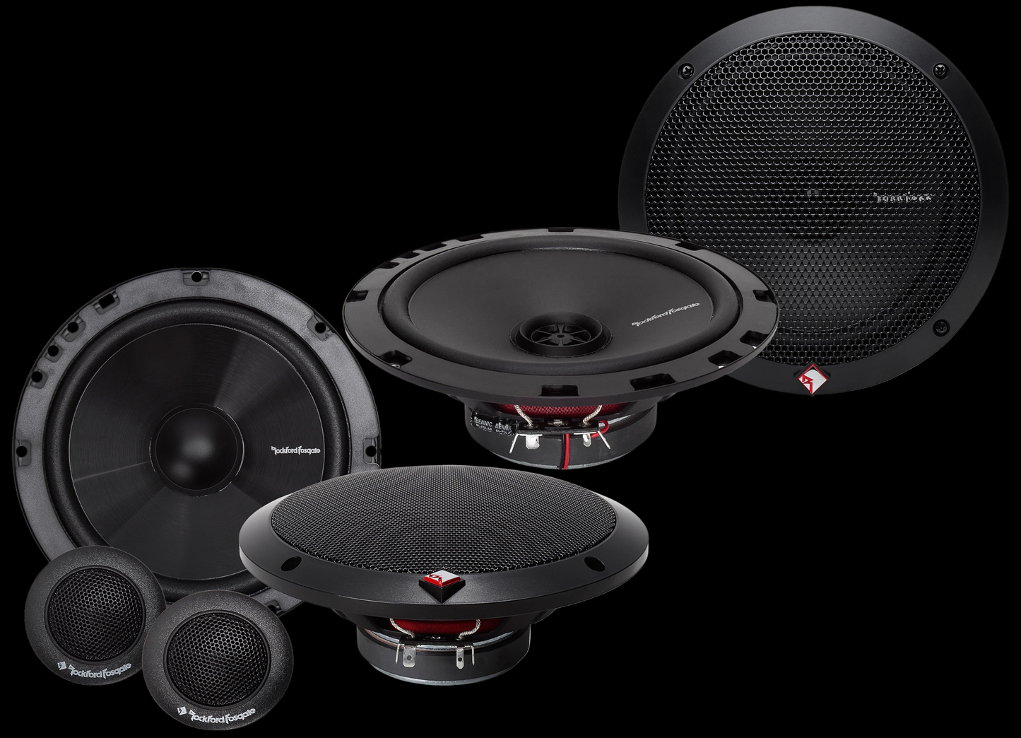 Rockford Fosgate 'PRIME' Series 6 Speaker Audio Upgrade for Jeep Wrangler JK JKU 2007-2014 (FULLY INSTALLED)
