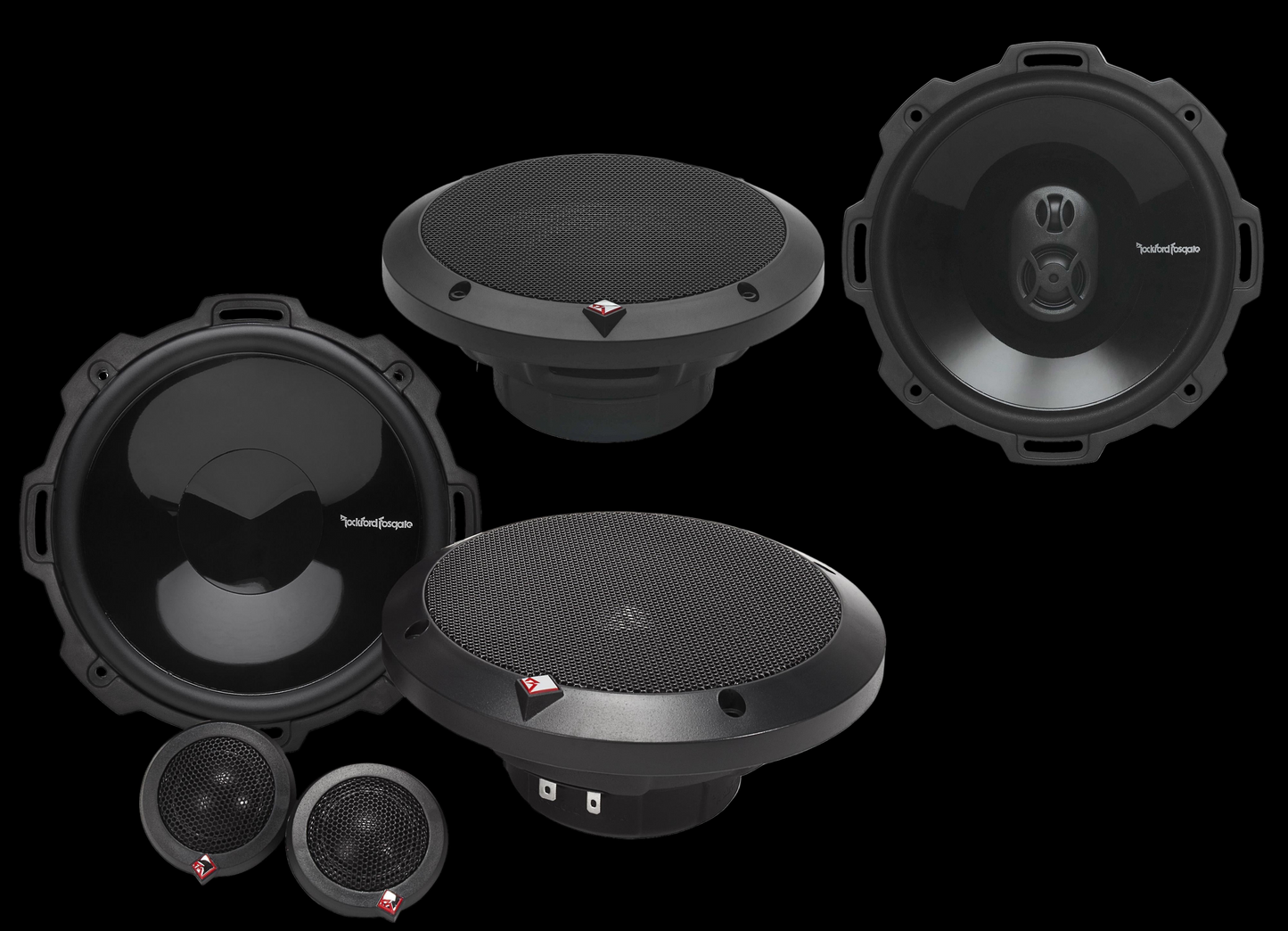 Rockford Fosgate 'PUNCH' Series 6 Premium Speaker Audio Upgrade for Jeep Wrangler JK JKU 2007-2014 (FULLY INSTALLED)