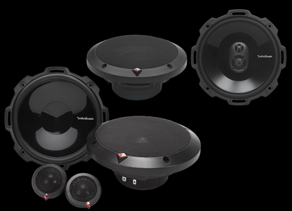 Rockford Fosgate 'PUNCH' Series 6 Premium Speaker Audio Upgrade for Jeep Wrangler JK JKU 2007-2014 (FULLY INSTALLED)