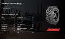 Load image into Gallery viewer, Yokohama Geolandar X-AT G016 35" All Terrain 35/12.5/R17 (for 17" Rim) (set of 5)
