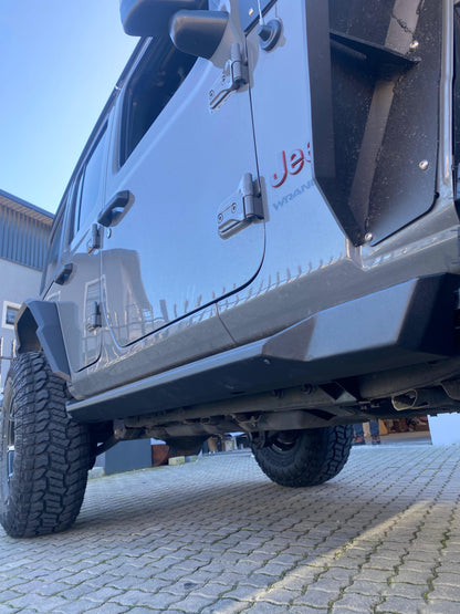 GRANITE SERIES™ ROCK RAILS / Steps / Sliders - for Wrangler 4DR JLU by Bestop