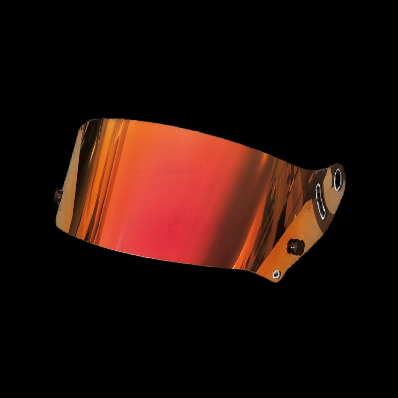 ARAI CK-6 Mirrorized Visor - Red/Orange Iridium