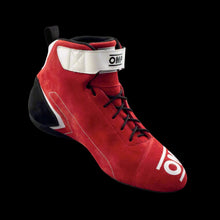Load image into Gallery viewer, OMP 'FIRST' Circuit Racing Boots (Anthracite / Fluro Yellow) FIA 8856-2018
