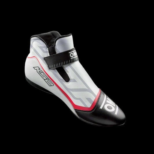 OMP KS-2 'ART' Kart Boots (White)