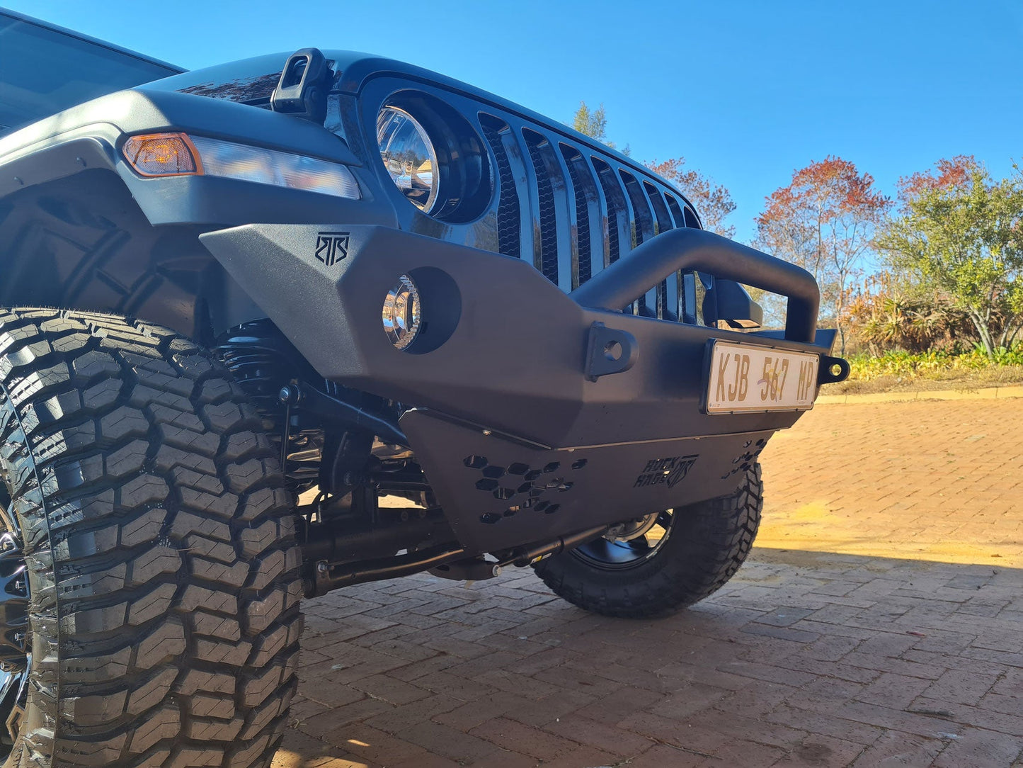 RockRage OVERLAND Full Rear Bumper for Wrangler JL / JLU