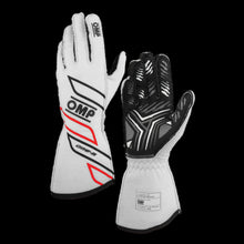 Load image into Gallery viewer, OMP 'ONE-S' Circuit Racing Gloves - NAVY BLUE / CYAN (FIA 8856-2018)
