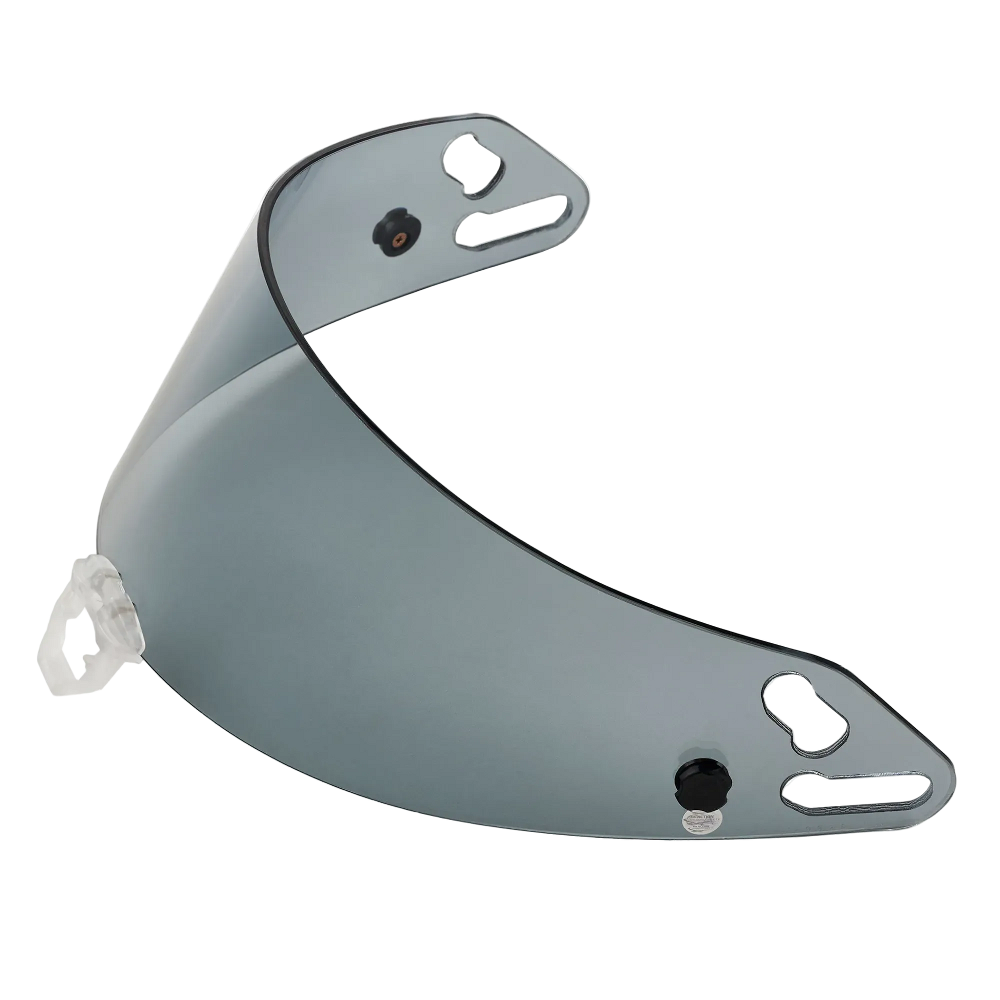 A replacement Arai GPV-R / SKV-R  helmet visor lens with a semi tint 