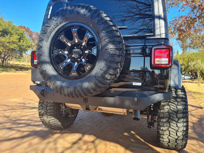 RockRage OUTLAW Stubby Rear Bumper for Wrangler JL / JLU
