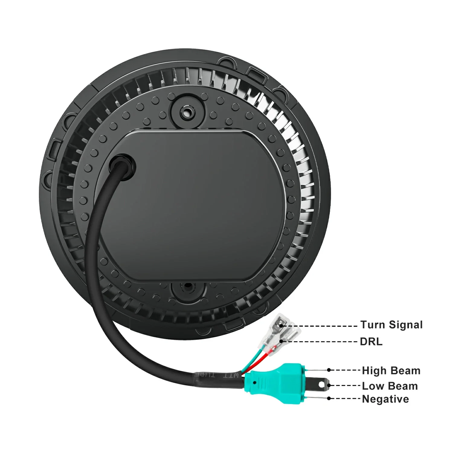LED Headlights 'GALAXY' with DRL for Wrangler JL (pair with JL Adaptors) A+ 'PHILIPS' LED