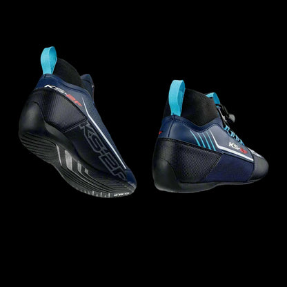OMP KS-2F Kart Boots (Navy Blue / Cyan)