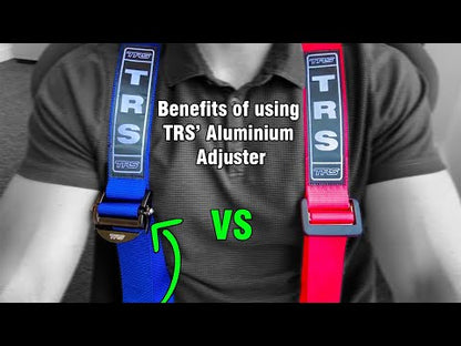 TRS 6 Point 'Magnum' Race Harness / Belts (FIA Homologated) - Black