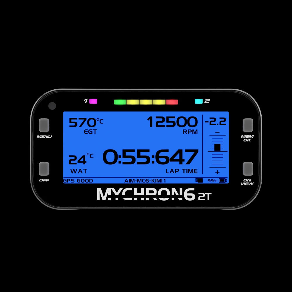 AIM MyChron6 2T (2 Temp input) - Kart Telemetry and Data Centre