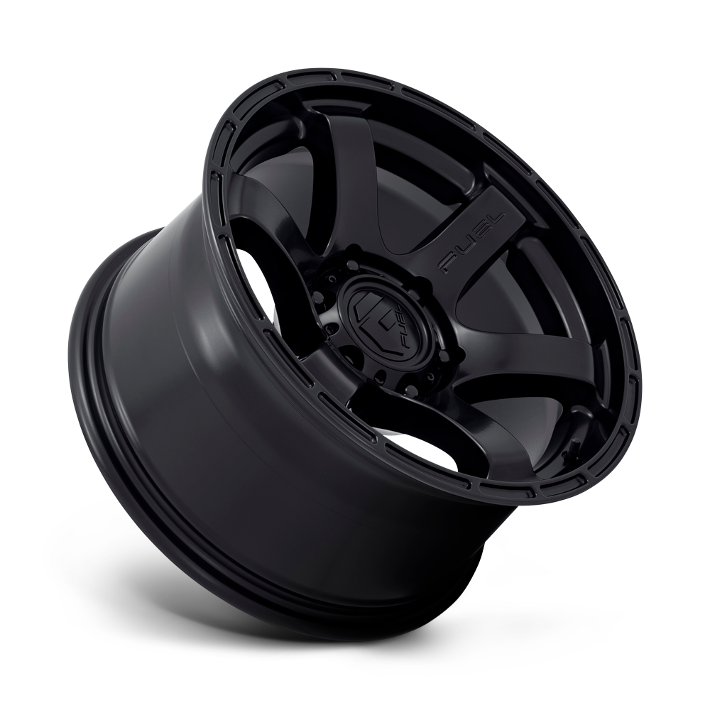 FUEL OFFROAD 'RUSH' D766 17" Rims for Hilux / Ranger / LC - Satin Black (1790 6/139.7 +1) set of 4