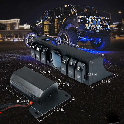 6-WAY Switch Control System for Jeep Wrangler 07-18 (100Amp max)