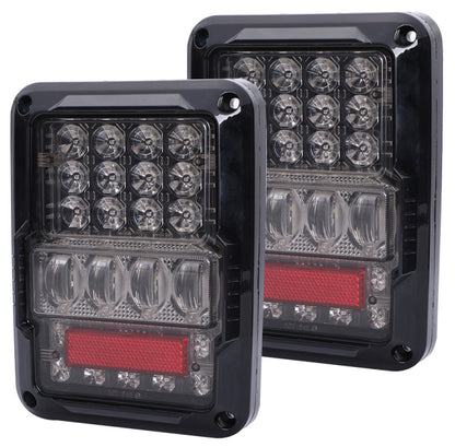 TAIL LIGHTS - SPIDER EYES LED replacement for Wrangler JK JKU (pair)