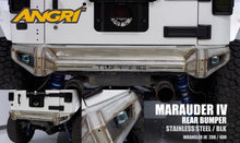 Load image into Gallery viewer, Topfire Marauder IV Stainless Steel / Steel Rear Bumper for Wrangler JK JKU

