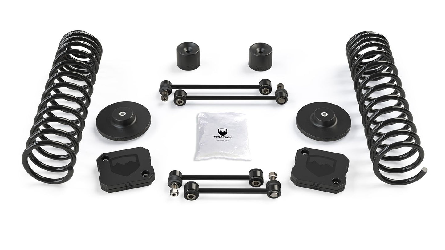 JT GLADIATOR SUPERKIT: Teraflex 2.5" Performance Coil / Spacer Lift, FALCON SP2 2.1 Shocks, Arms, HD Track Bar