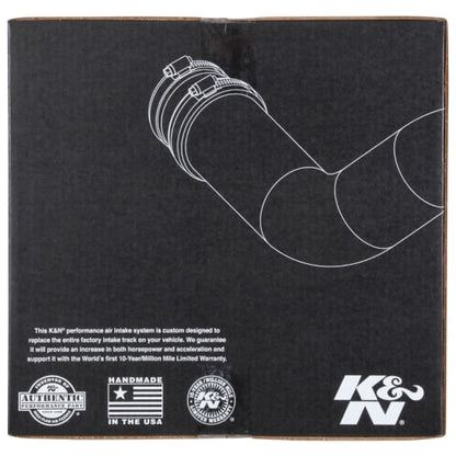 K&N PERFORMANCE COLD AIR INTAKE / INDUCTION SYSTEM for JEEP Wrangler JK 2012+ 3.6L (63-1581)