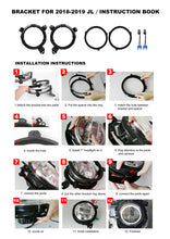 Load image into Gallery viewer, LED Headlights 'KONG' for Wrangler JL with DRL (pair with JL Adaptors) A+ 'Philips' LED
