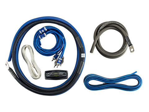 Kicker KXA400.4 Amp with 46CK4 4-Gauge Install Kit