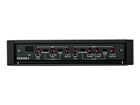 Kicker KXA400.4 Amp with 46CK4 4-Gauge Install Kit