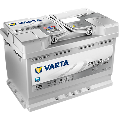 VARTA Silver Dynamic AGM - for Jeep Wrangler JK JKU (2012-2018) 652/E39 Premium Replacement Battery