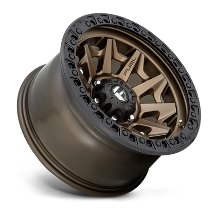 FUEL OFFROAD 'Covert' D696 - Bronze 17" Rims with Black Lip (set of 5 Jeep 9J 5x127) -12