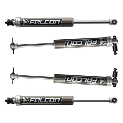 Falcon 2.1 Series Monotube Shocks 1.5 - 2.5" Lift for Wrangler JK JKU (2DR /4DR specific)