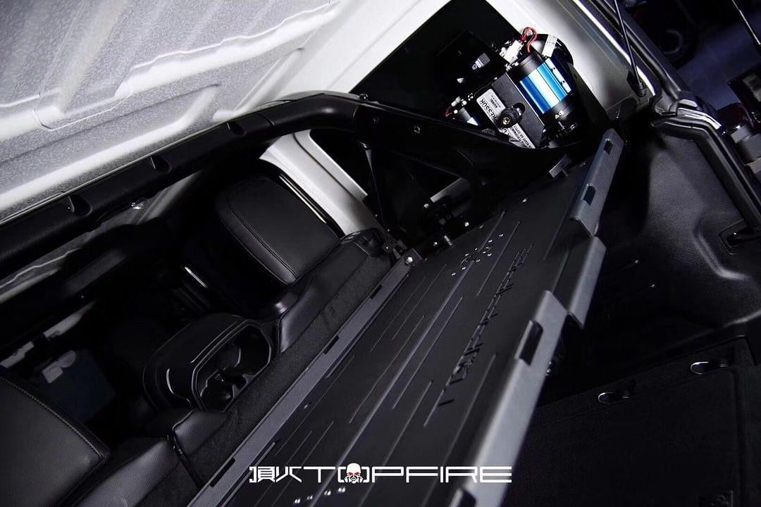 Topfire Collapsible Rear Cargo Luggage Cover / Rack - Steel for Wrangler 4dr JLU