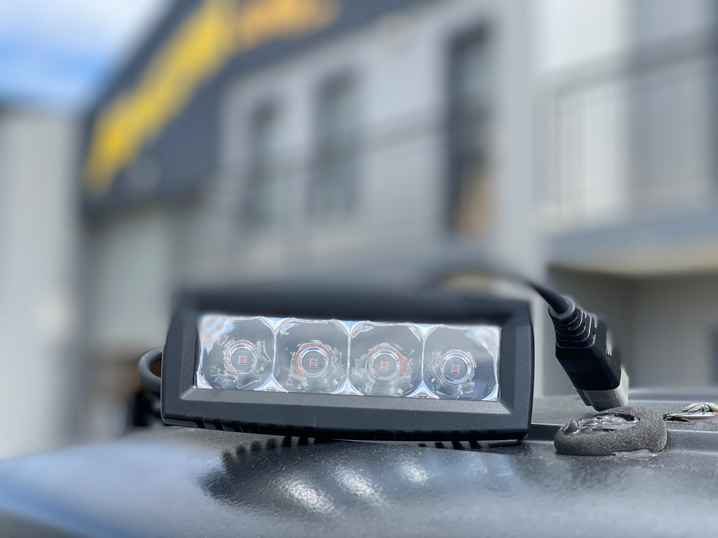 Aurora 12w 'AMBER' 4" Bar LED SPOT light (4 x 3w)