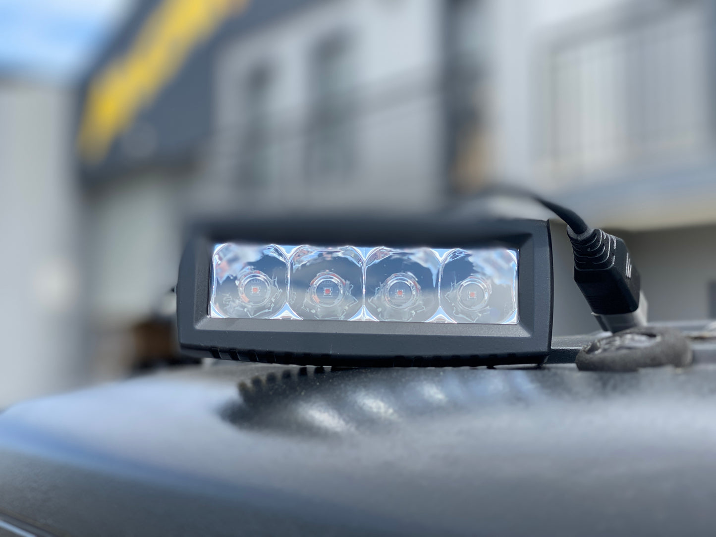 Aurora 12w 'AMBER' 4" Bar LED SPOT light (4 x 3w)