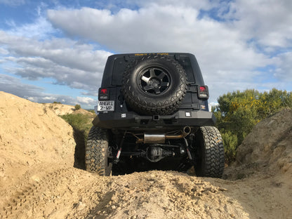 Free-Flow Stainless Steel Single Pipe Exhaust for Wrangler JK JKU (FULLY FITTED - CAPE TOWN ONLY)