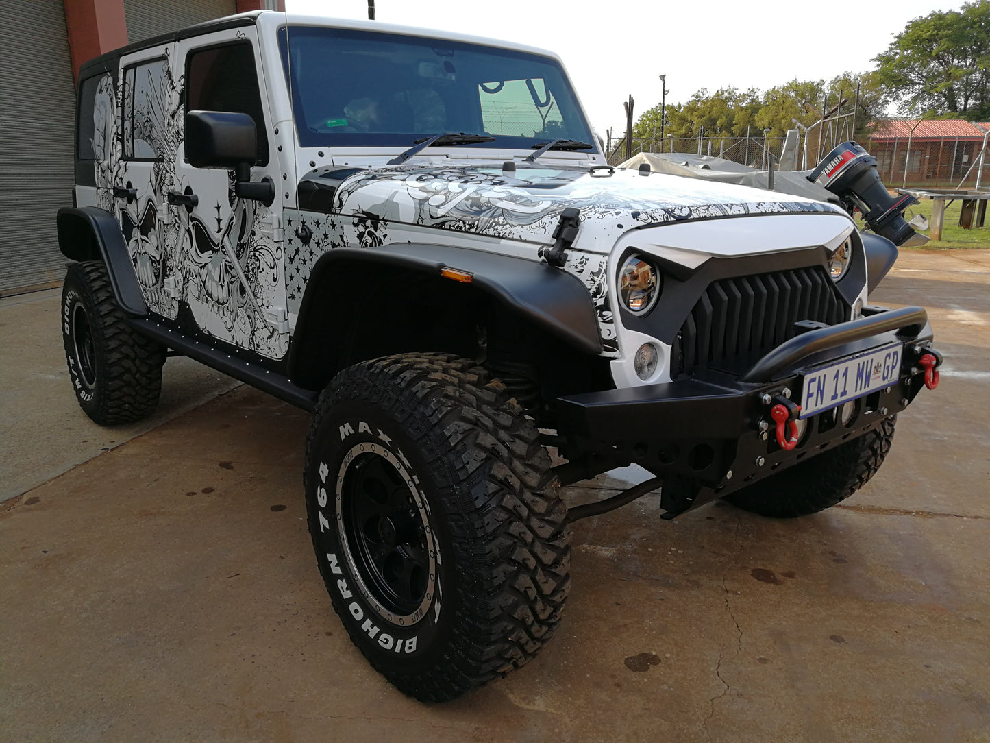 RockRage ULTIMA ROCK SLIDERS for Wrangler JKU - 4DR