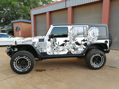 RockRage ULTIMA ROCK SLIDERS for Wrangler JKU - 4DR