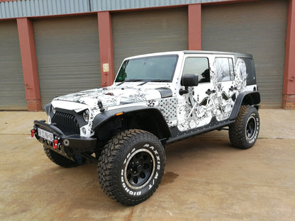 RockRage ULTIMA ROCK SLIDERS for Wrangler JKU - 4DR