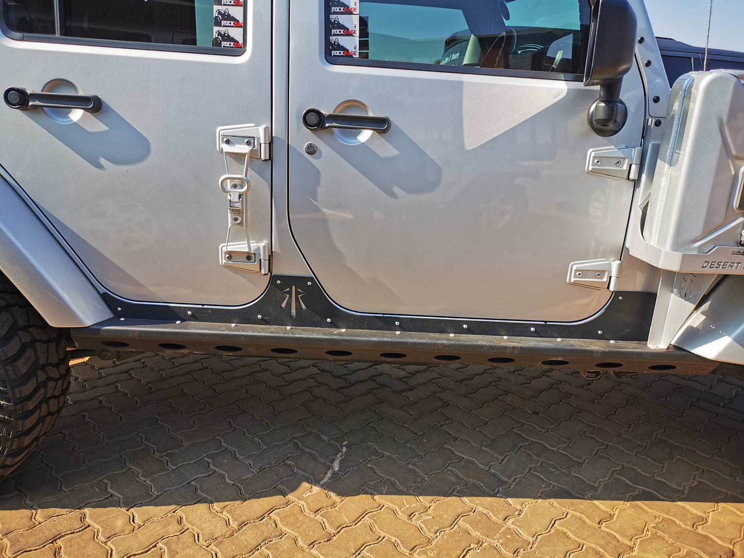 RockRage ULTIMA ROCK SLIDERS for Wrangler JKU - 4DR