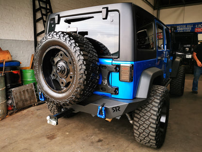 RockRage EXPLORER Full Rear Bumper for Wrangler JK / JKU