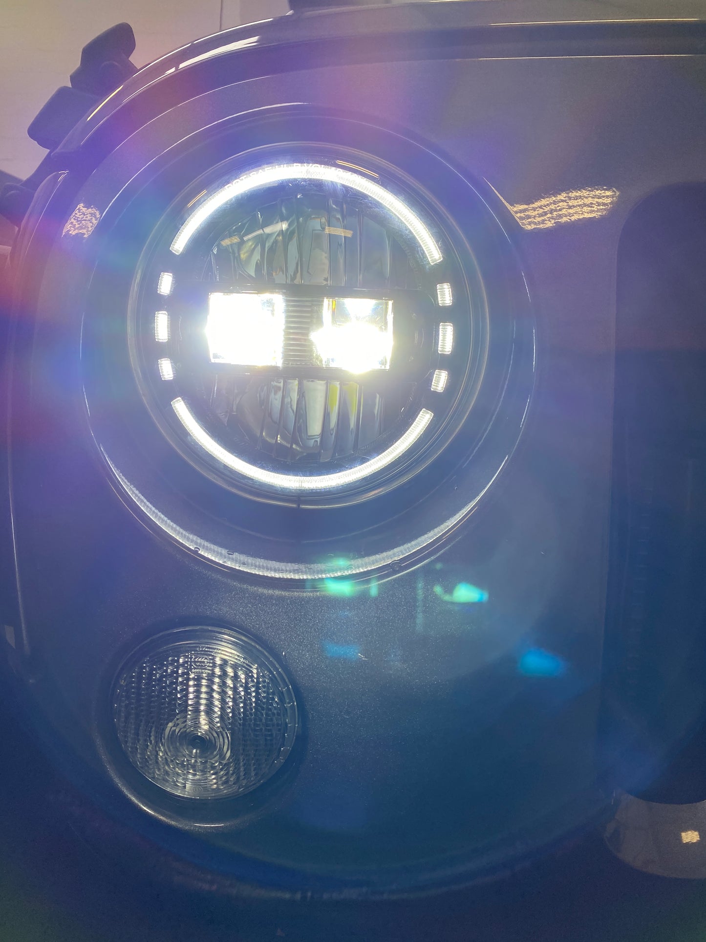 LED Headlights 'KONG' for Wrangler JL with DRL (pair with JL Adaptors) A+ 'Philips' LED