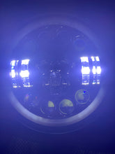 Load image into Gallery viewer, Headlights COLOURED SKULL LED DRL Halo for Wrangler JK / JKU / TJ (pair)
