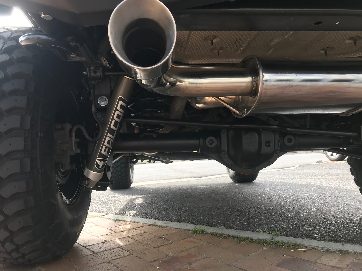 Free-Flow Stainless Steel Single Pipe Exhaust for Wrangler JK JKU (FULLY FITTED - CAPE TOWN ONLY)