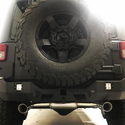 Free-Flow Stainless Steel Single Pipe Exhaust for JK/JKU (RETAIL BOX SELF-INSTALL)