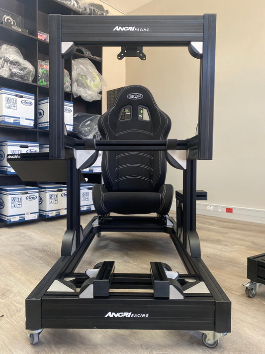 PRO SIM RIG CHASSIS + Integrated Screen System (On Rig) - 'Black Series Shifter'