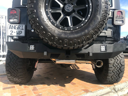 Free-Flow Stainless Steel Single Pipe Exhaust for Wrangler JK JKU (FULLY FITTED - CAPE TOWN ONLY)