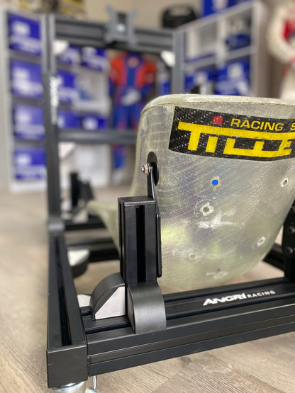 KARTPRO 'Black Series' KARTING SIM RIG (MINI Kart) with Integrated Screen Mount System