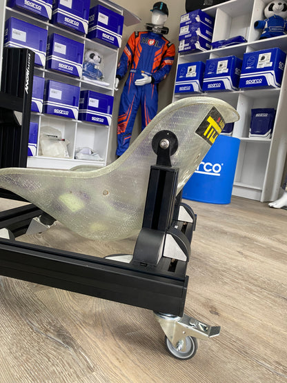 KARTPRO 'Black Series' KARTING SIM RIG (MINI Kart) with Integrated Screen Mount System