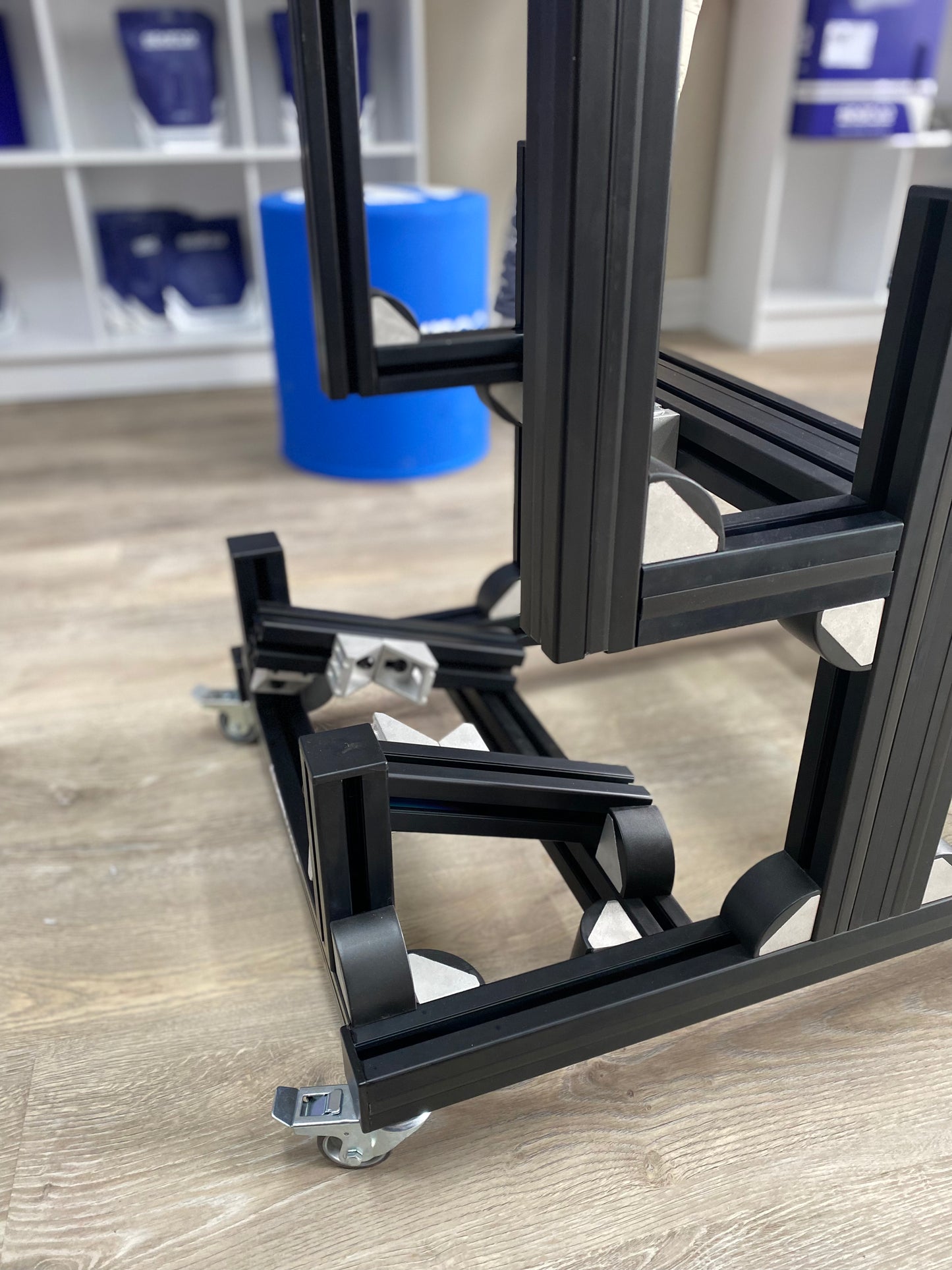 KARTPRO 'Black Series' KARTING SIM RIG (MINI Kart) with Integrated Screen Mount System