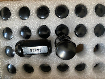Wheel Nut Set for Aftermarket Rims for JL JLU Wrangler / Gladiator (23 Nuts)