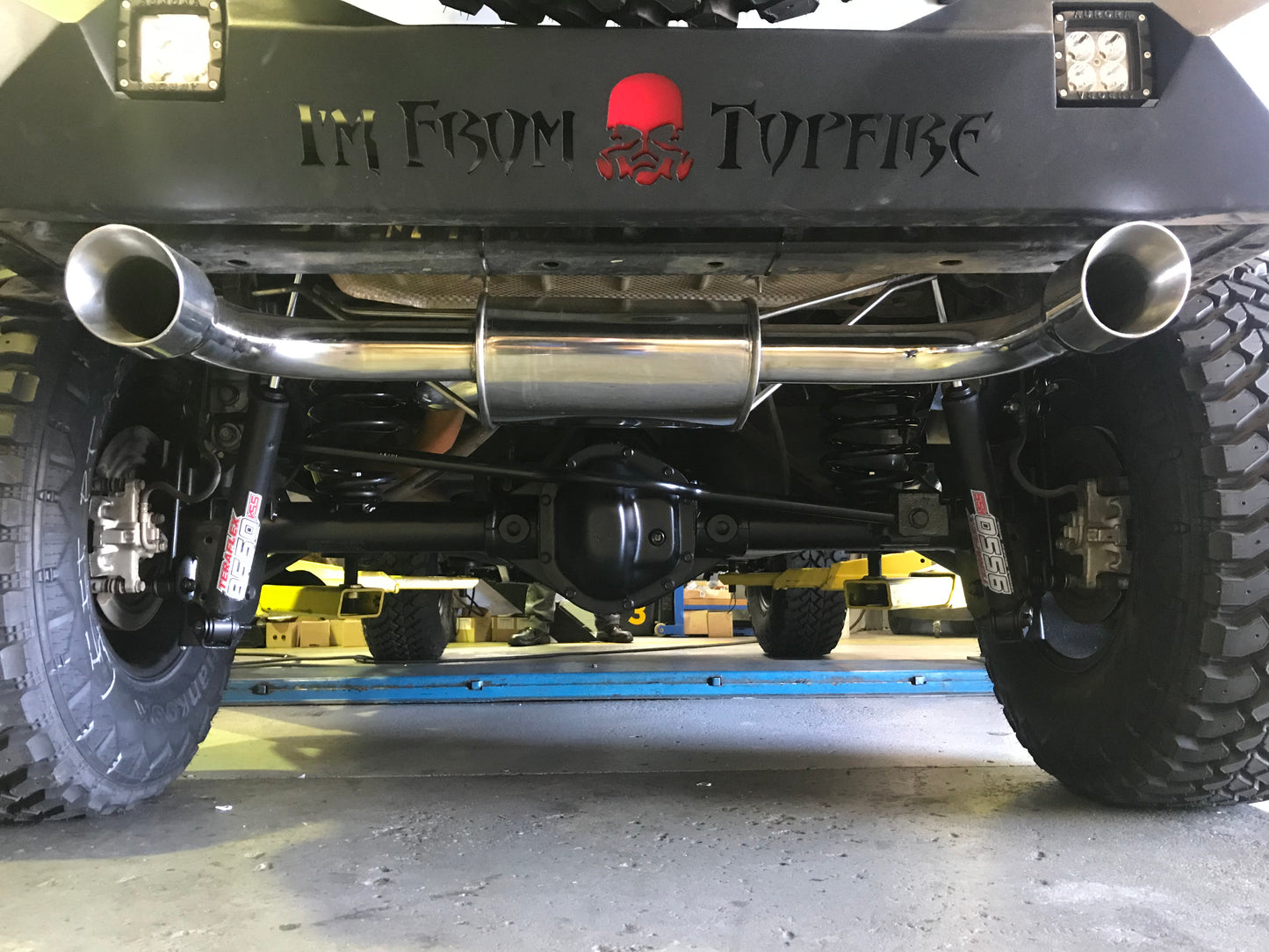 Free-Flow Stainless Steel Single Pipe Exhaust for Wrangler JK JKU (FULLY FITTED - CAPE TOWN ONLY)