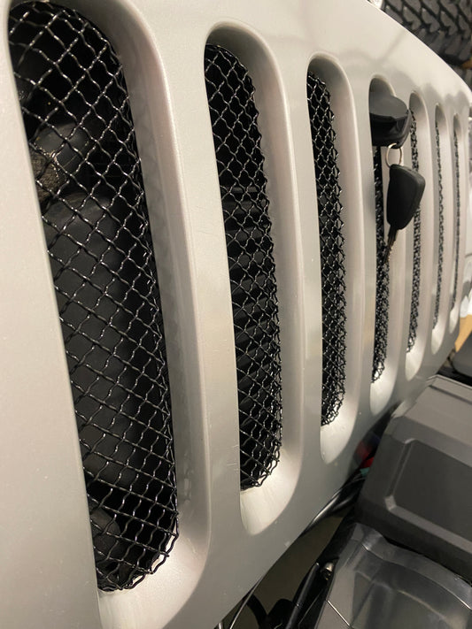 3D Grill Mesh / Radiator Protector for Wrangler JK JKU